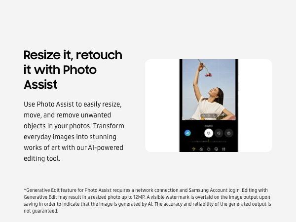 Galaxy S24 FE photo assist functionality