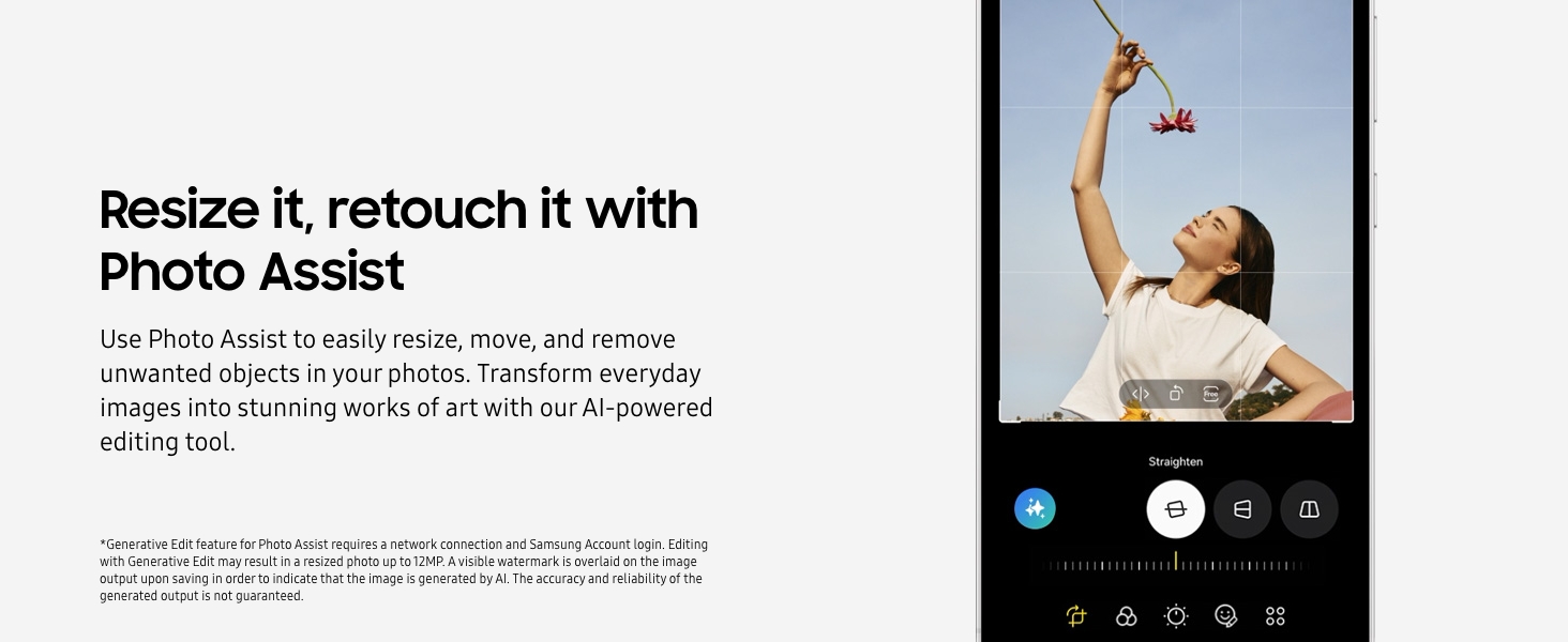 Samsung Galaxy S24 FE photo assist functionality