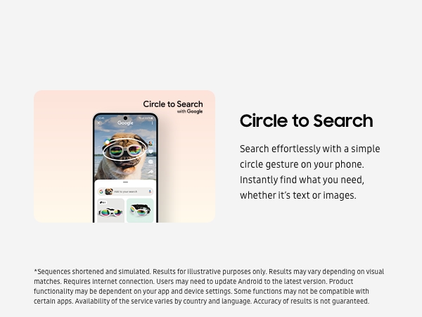 Galaxy S24 FE circle to search mobile