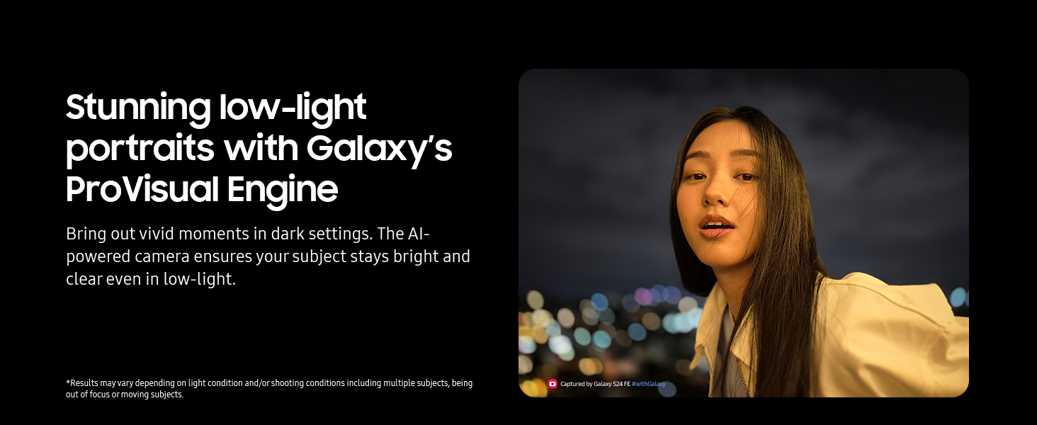 Galaxy S24FE nightography functionality
