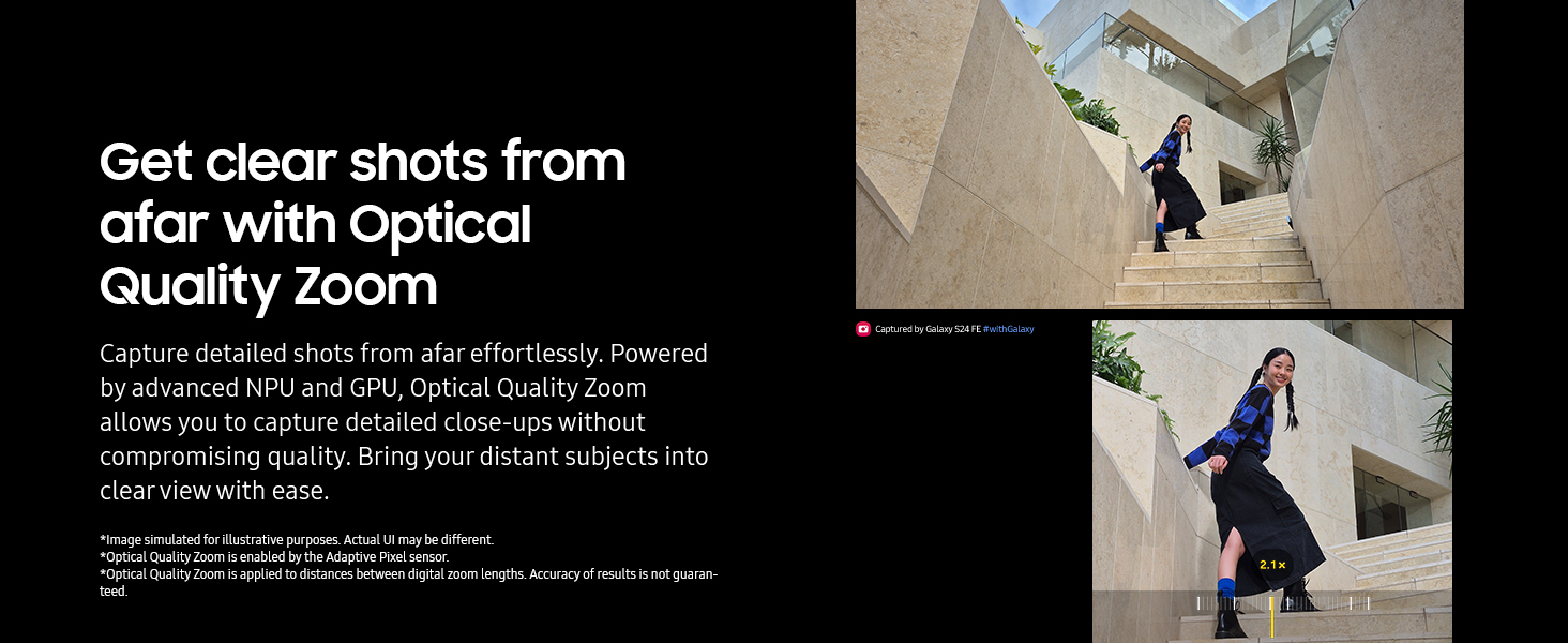 Galaxy S24FE advanced zoom functionality