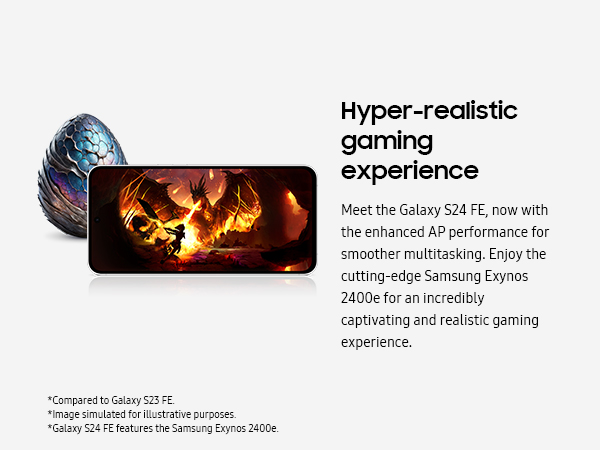Galaxy S24 FE superior gaming experience