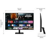 Samsung 32″ M70D Smart Screen for Multi Device Experience (LS32DM702UMXUE) - Image 2