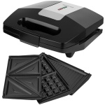 Sencor Sandwich Maker and Grill Silver/Black SSM9410SS