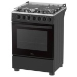 Midea 60*60- 3Gas + 1 Electric Standing Cooker With Electric Oven (60E3G1H4F-BK)-Black