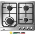 Midea Built-In Gas Hob 4 Burners Stainless Steel 60SJ401_ATD04 - Image 2