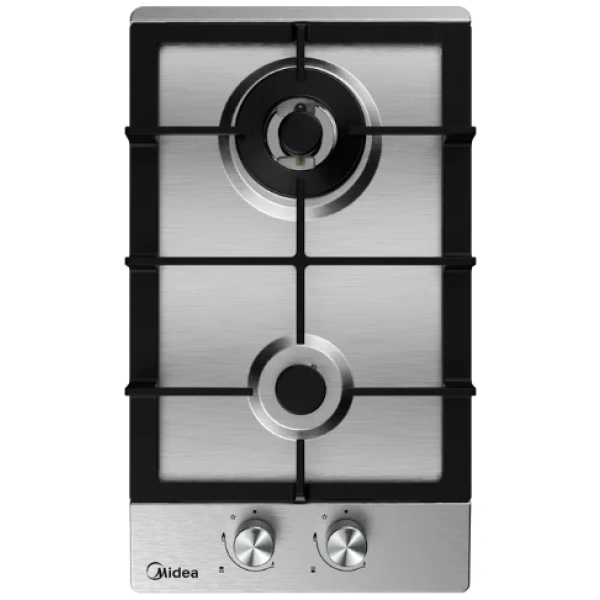 Midea 30cm 2 Burner Gas Hob Stainless Steel 30SB005
