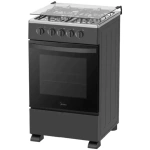Midea Gas Oven with 4 Gas Burners 50*60 Black(50E3G1H-BK)