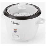 Midea 4.5L Rice Cooker with Glass Lid - White