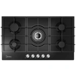 Midea Built-In Gas Hob 5 Burners Black MG90GQ095AL1B-BS