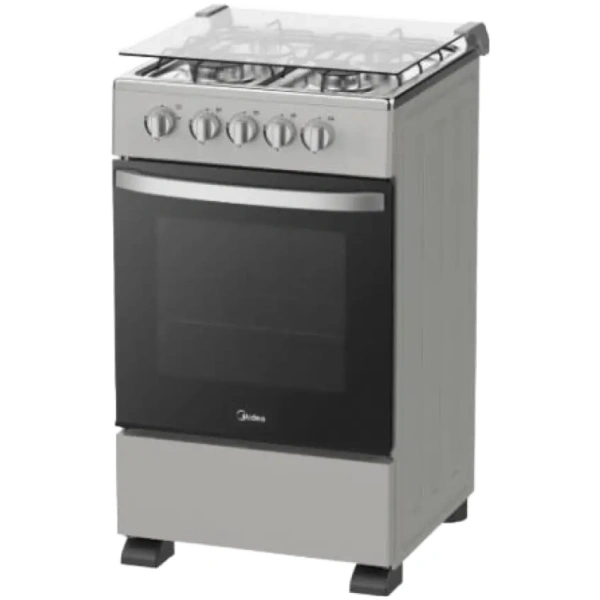 Midea Gas Oven with 4 Gas Burners 50*60 Black(50TMG4G082-S)