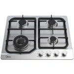 Midea Built-In Gas Hob 4 Burners Stainless Steel 60SJ401_ATD04