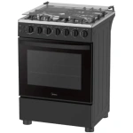 Midea Cooker with 3 Gas + 1 Electric Burners 60*60 Black(60E3G1H6F-BK)
