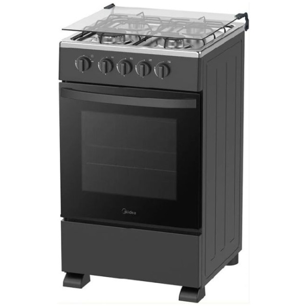 Midea 50TMG4G082-B 50*60 4 Gas + Gas oven with only bottom flame - Black