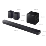 Samsung Q-series Soundbar  9.1.4 ch Subwoofer & Rear Speaker True 9.1.4ch HW-Q930F/ZN - Image 2