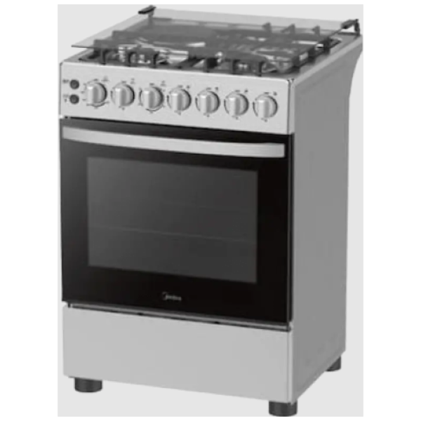 Midea 60*60- 3Gas + 1 Electric Standing Cooker With Electric Oven(60E3G1H4F-SL
