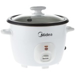 Midea 4.5L Rice Cooker with Glass Lid - White MB-GP45A