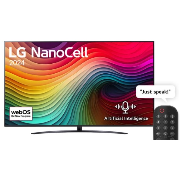 LG  55" NanoCell 4K Smart LED TV 55NANO84T6A
