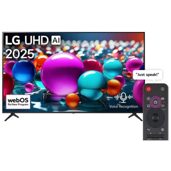 LG 60 inch  UHD AI UA85 4K Smart TV AI Magic remote HDR10 webOS25 60UA85506LA