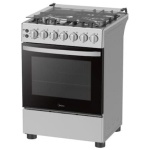 Midea 60*60- 3Gas + 1 Electric Standing Cooker With Electric Oven(60E3G1H4F-SL)