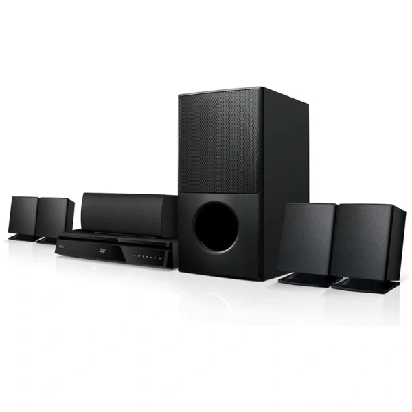 LG 1000W 5.1Ch DVD Home Theater System Bluetooth: LHD627