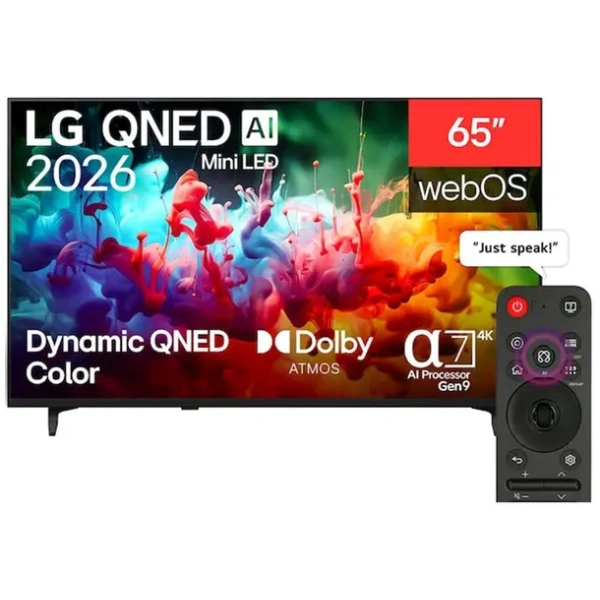 LG 65inch QNED72 Mini LED 4K AI Smart Television – 65QNED72B6T