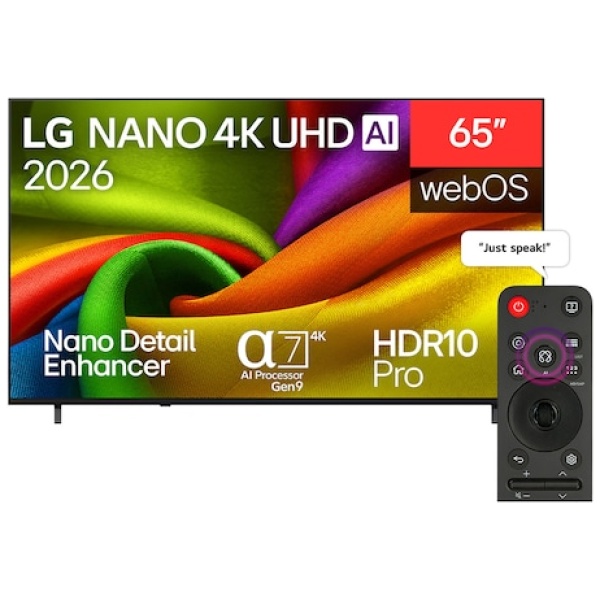 LG 65inch NU84 Nano 4k UHD AI Smart Television – 65NU840B6LA