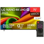 LG 75inch NU84 Nano 4k UHD AI Smart Television – 75NU840B6LA-AMAE