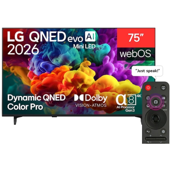 LG 75inch evo AI QNED85 4K QNED Smart Television  – 75QNED85B6T