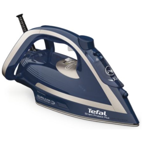 Tefal 2800W Smart Protect Plus Steam Iron Blue and Silver FV6872M0