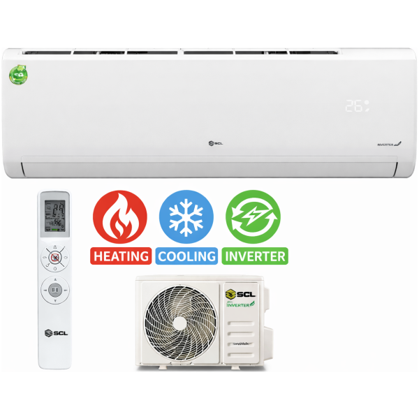 SCL INVERTER WITH HEAT PUMP SPLIT TYPE AIR CONDITIONER: SCL-AC24IN02CH