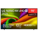 LG 98 Inch NANO 4K UHD AI NU85 Smart TV
