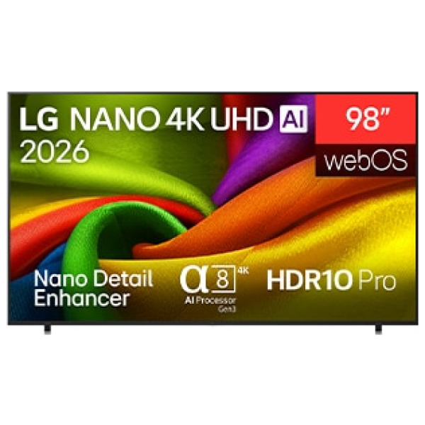LG 98 Inch NANO 4K UHD AI NU85 Smart TV