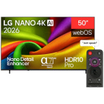 50 Inch LG NANO 4K AI NU85 Smart TV 2026