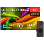 LG 65 Inch NANO 4K AI NU85 Smart TV