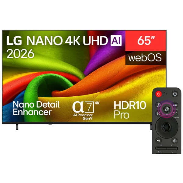 LG 65 Inch NANO 4K AI NU85 Smart TV